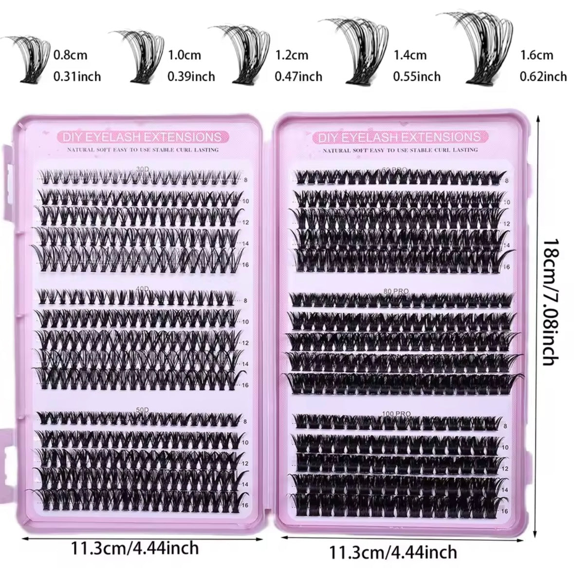 Aria Wispy Eyelashes - pack of 10