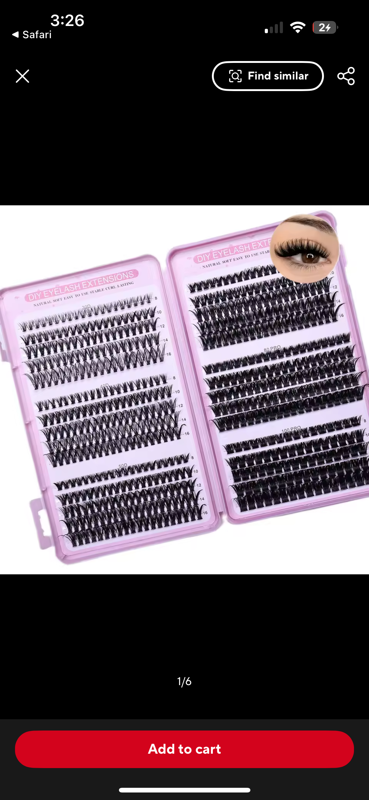 Aria Wispy Eyelashes - pack of 10